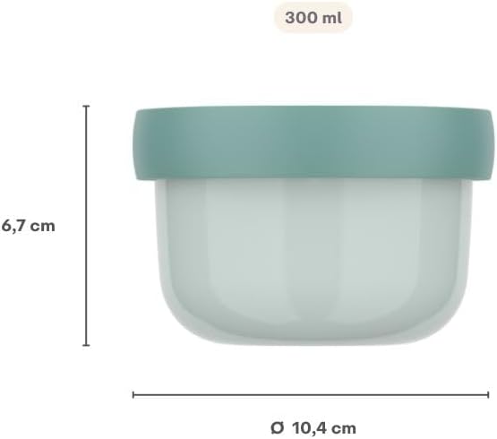 Mepal - Fruitbox Campus - Lunchbox voor kinderen - Vaatwasmachinebestendig en magnetronbestendig - BPA-vrij - 300 ml - Little Farm