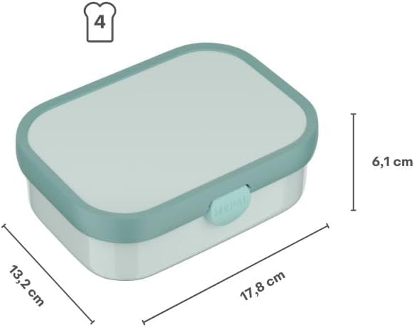 Mepal Campus Lunchbox, lunchbox voor kinderen met inzetstuk en kliksluiting, BPA-vrij, vaatwasmachine-bestendig, 750 ml, Spiderman