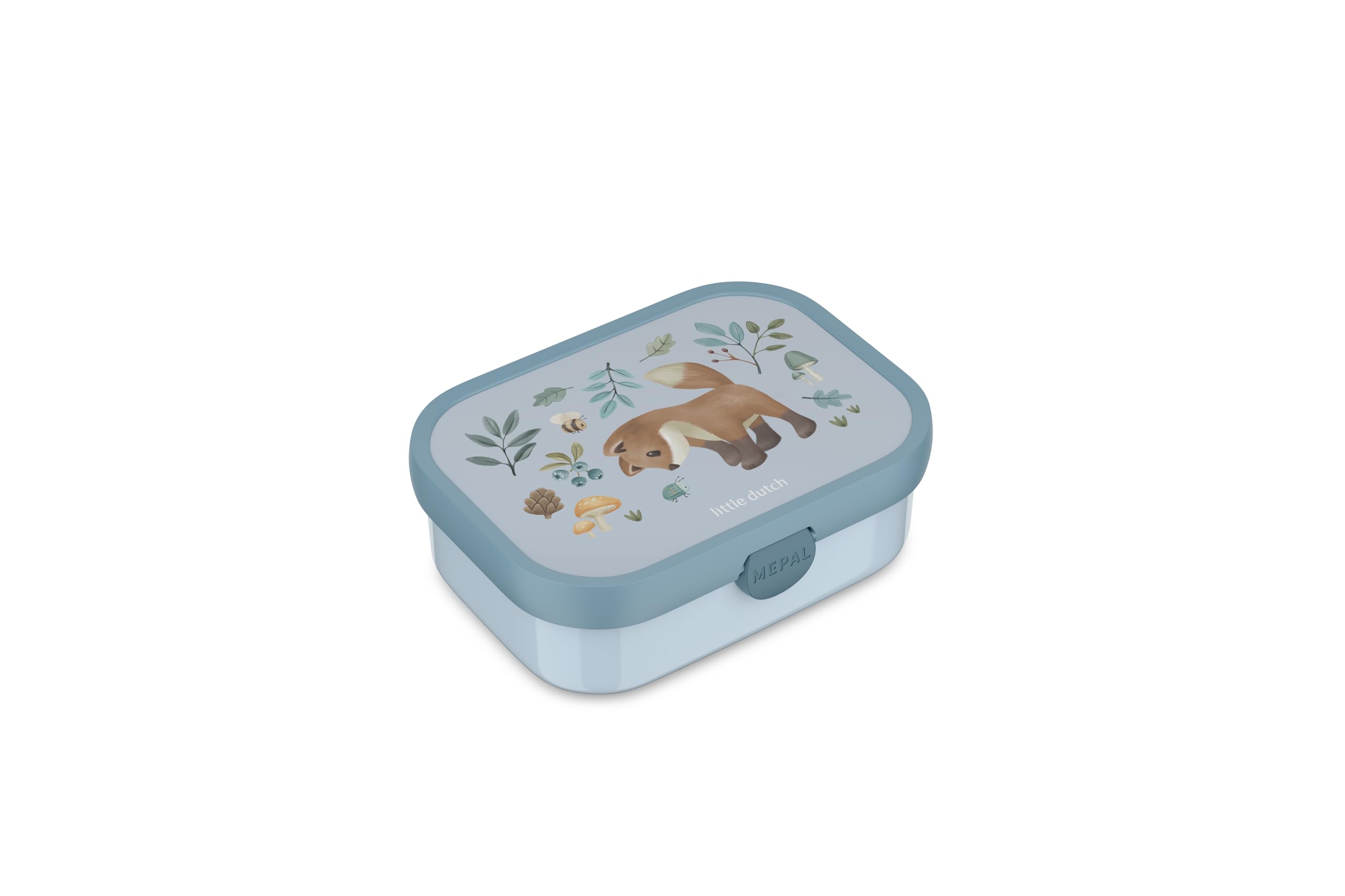 Mepal - Campus lunchset - Lunchset voor kinderen met pop-up drinkfles en lunchbox - Lunchset voor school - BPA-vrij - 400 ml + 750 ml - Leopard