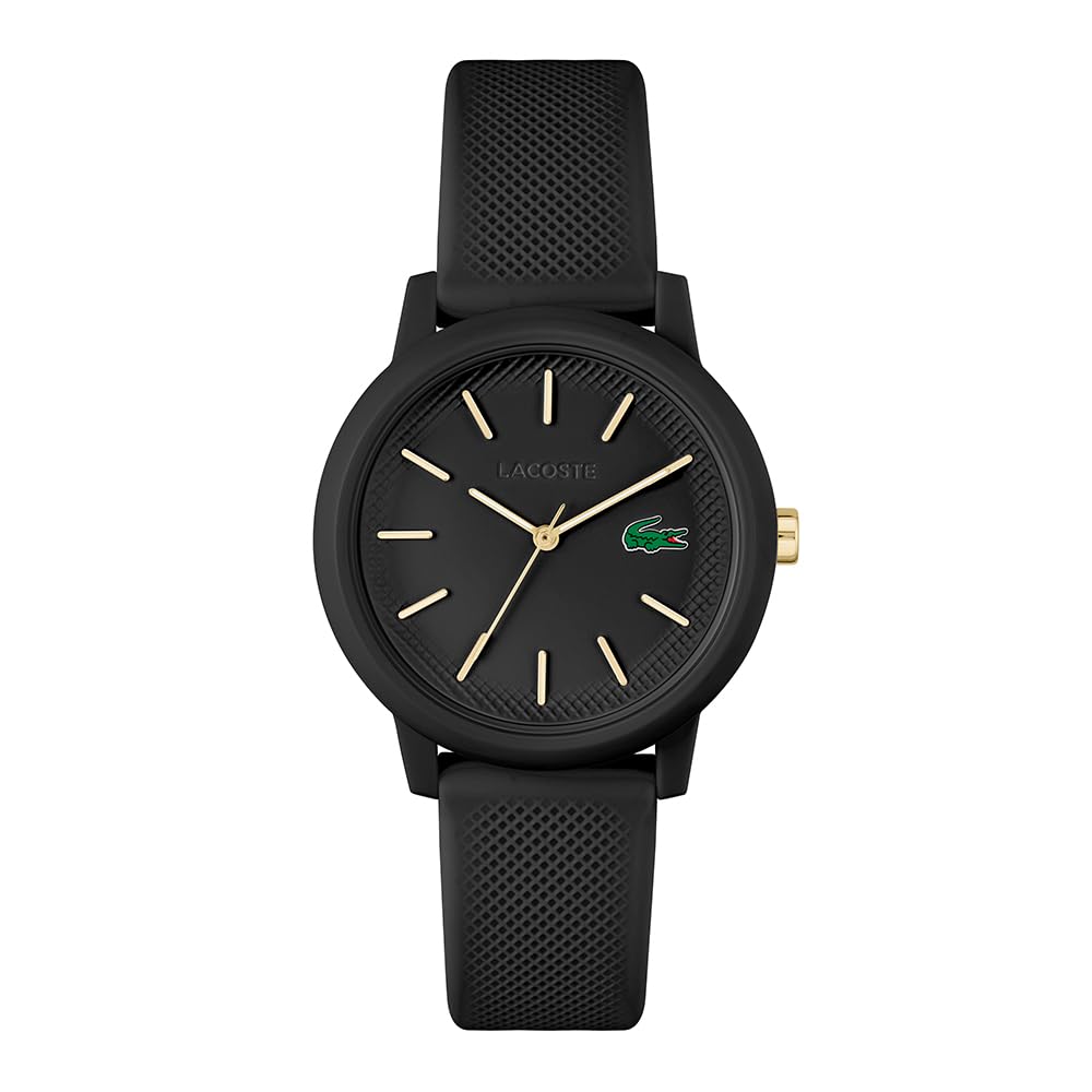 Lacoste Montre Analogique à Quartz pour homme avec Bracelet en silicone Noir - 2011171