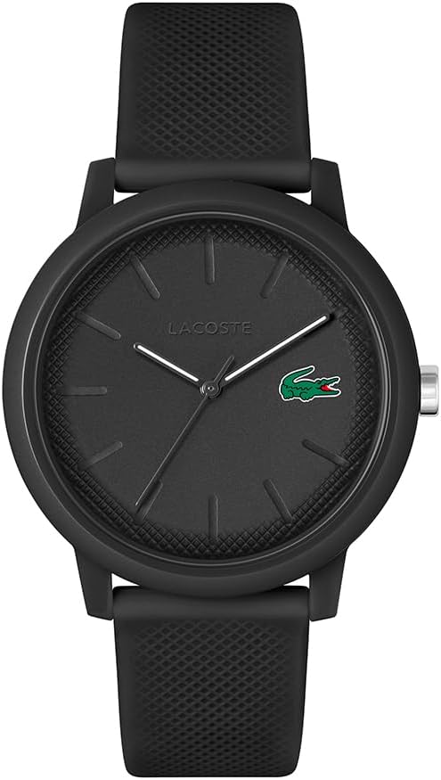 Lacoste Montre Analogique à Quartz pour homme avec Bracelet en silicone Noir - 2011171