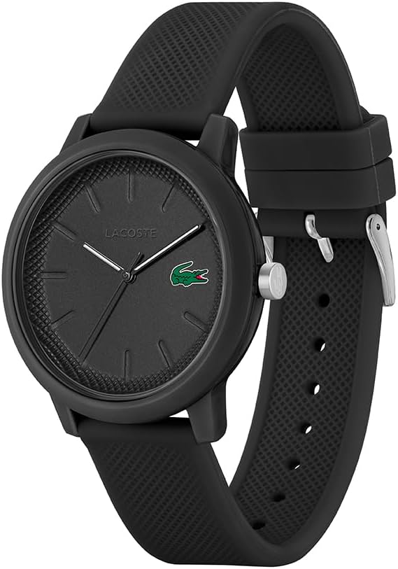 Lacoste Montre Analogique à Quartz pour homme avec Bracelet en silicone Noir - 2011171