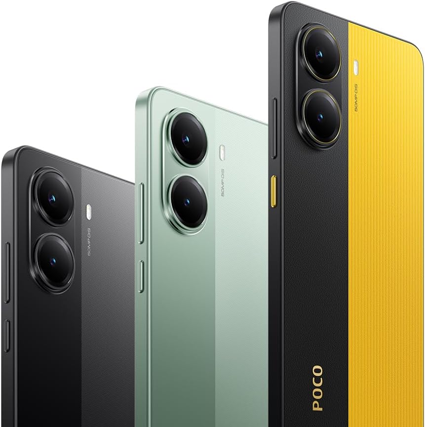 Xiaomi POCO X7 Pro Smartphone, 12 + 512 GB, zwart, 50 MP handcamera met OIS, 6000 mAh (type) batterij met 90 W HyperCharge, IP68, AI-functies (niet meegeleverd)