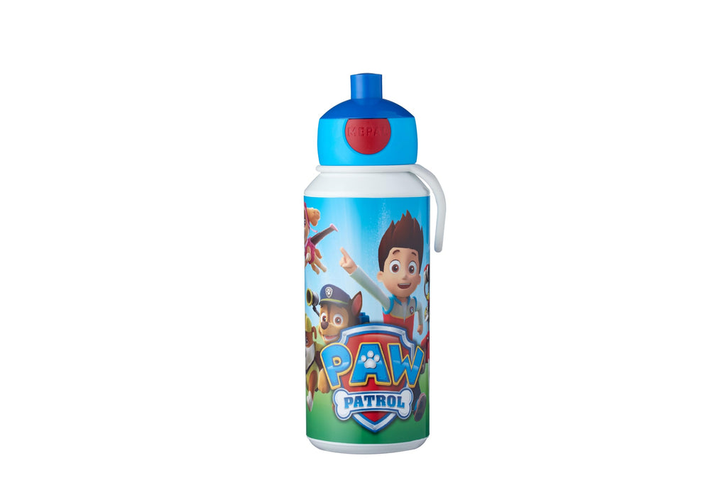 Mepal - Campus pop-up drinkfles - Waterdichte drinkfles voor school - Herbruikbare drinkfles voor kinderen - BPA-vrij en vaatwasmachinebestendig - 400 ml - Paw Patrol Pups