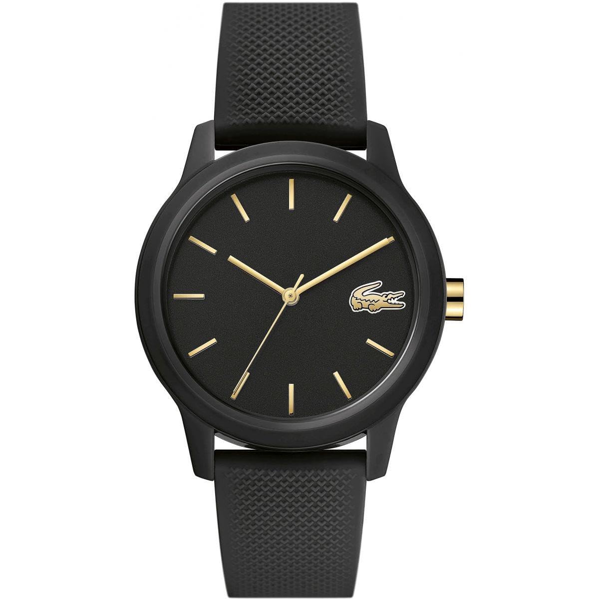 Lacoste Montre Analogique à Quartz pour homme avec Bracelet en silicone Noir - 2011171