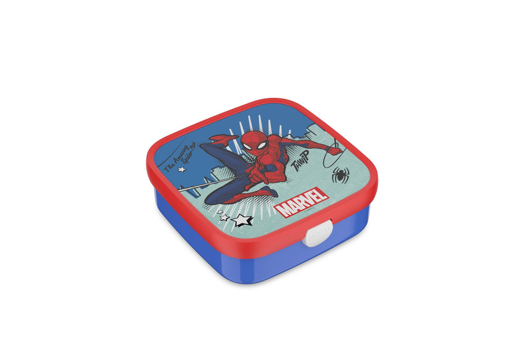 Mepal Campus Lunchbox, lunchbox voor kinderen met inzetstuk en kliksluiting, BPA-vrij, vaatwasmachine-bestendig, 750 ml, Spiderman