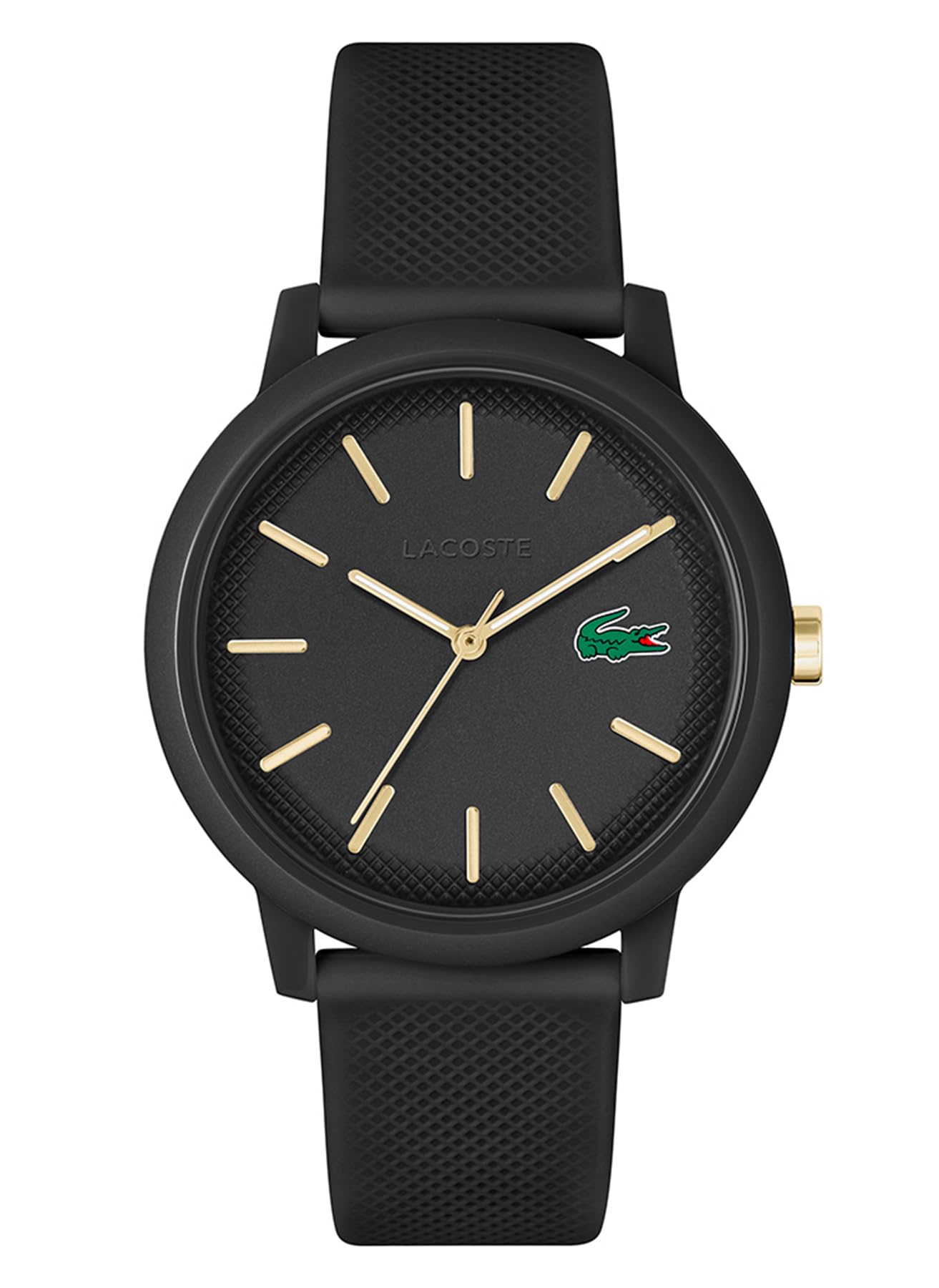 Lacoste Montre Analogique à Quartz pour homme avec Bracelet en silicone Noir - 2011171