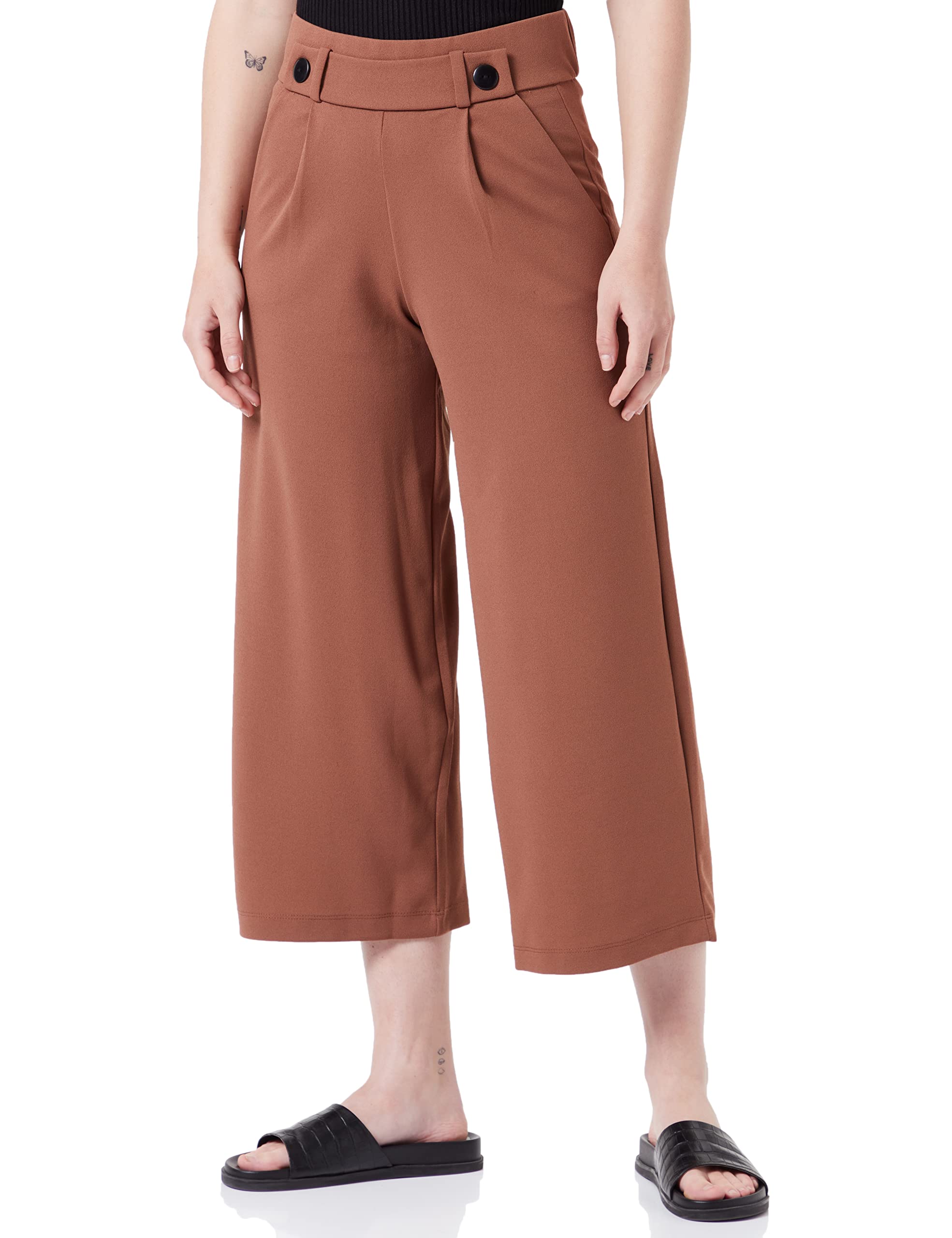 JDY Jdygeggo New Ancle Pants Jrs Noos Damesbroek met wijde pasvorm (1 stuk)