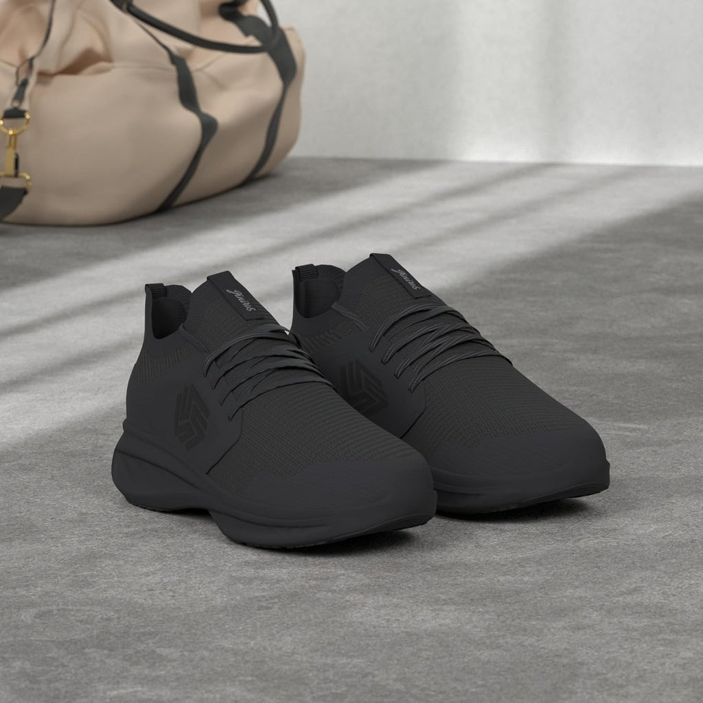 Mens Slip On Walking Shoes Non Slip Running Shoes Breathable Workout Shoes Lightweight Gym Sneakers