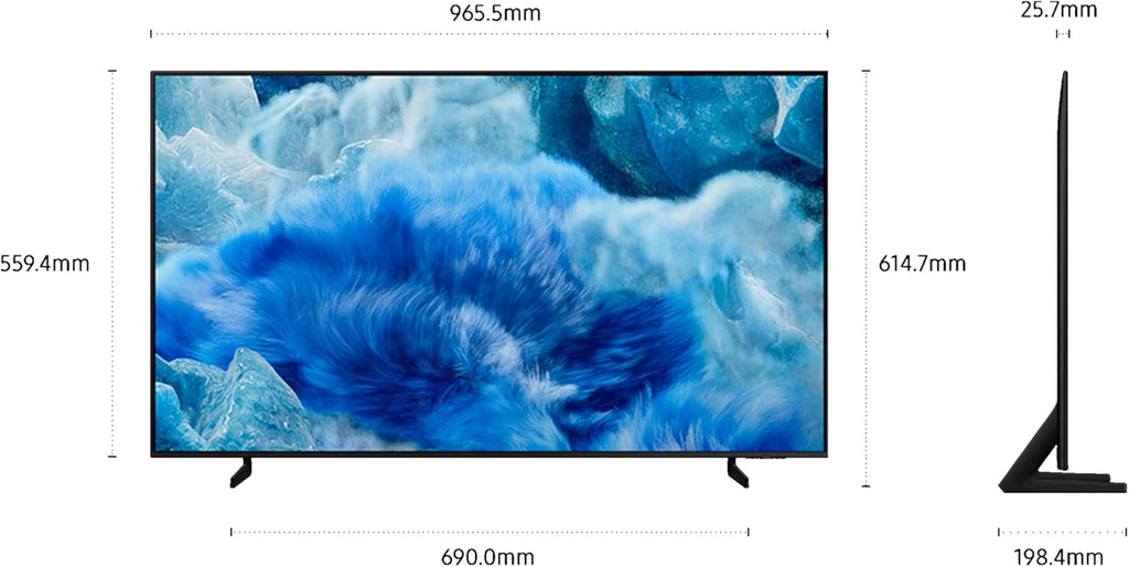 SAMSUNG QLED Q8F 4K Smart TV met AI-visie, 100% kleurvolume met Quantum Dot, de echte Quantum Dot en Motion Xcelerator