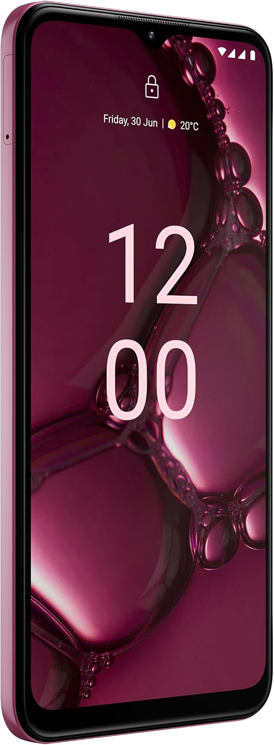 Nokia G42 5G Smartphone (5G-connectiviteit, Android 13, HD+ display (6,56 inch), 50 MP Kl drievoudige camera, 5000 mAh batterij, 6 GB RAM, 128 GB geheugen, 3D OZO audio-opname en QuickFix-design, roze
