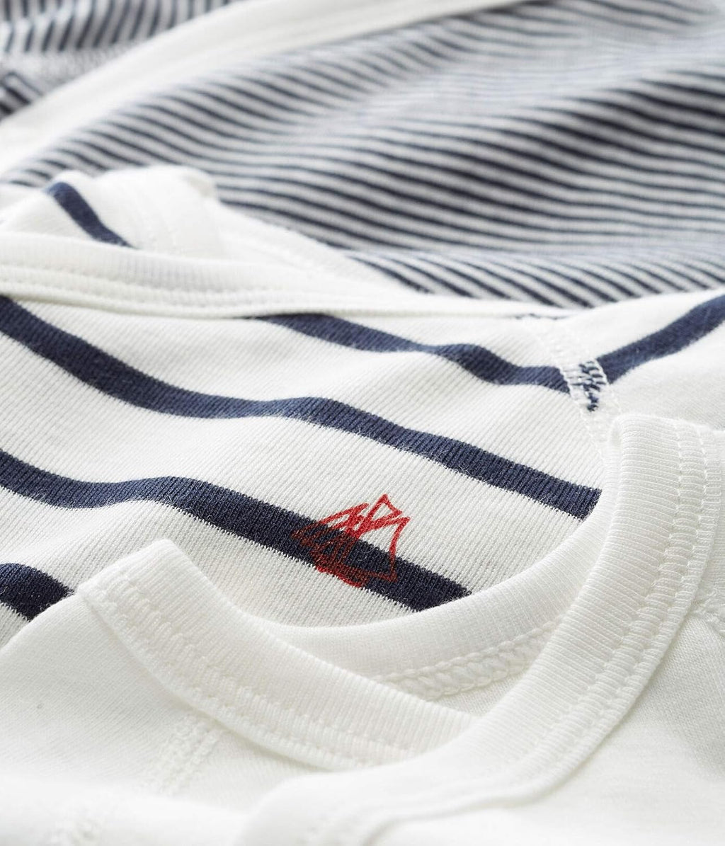 Petit Bateau 54219 Uniseks babybody (3 stuks)