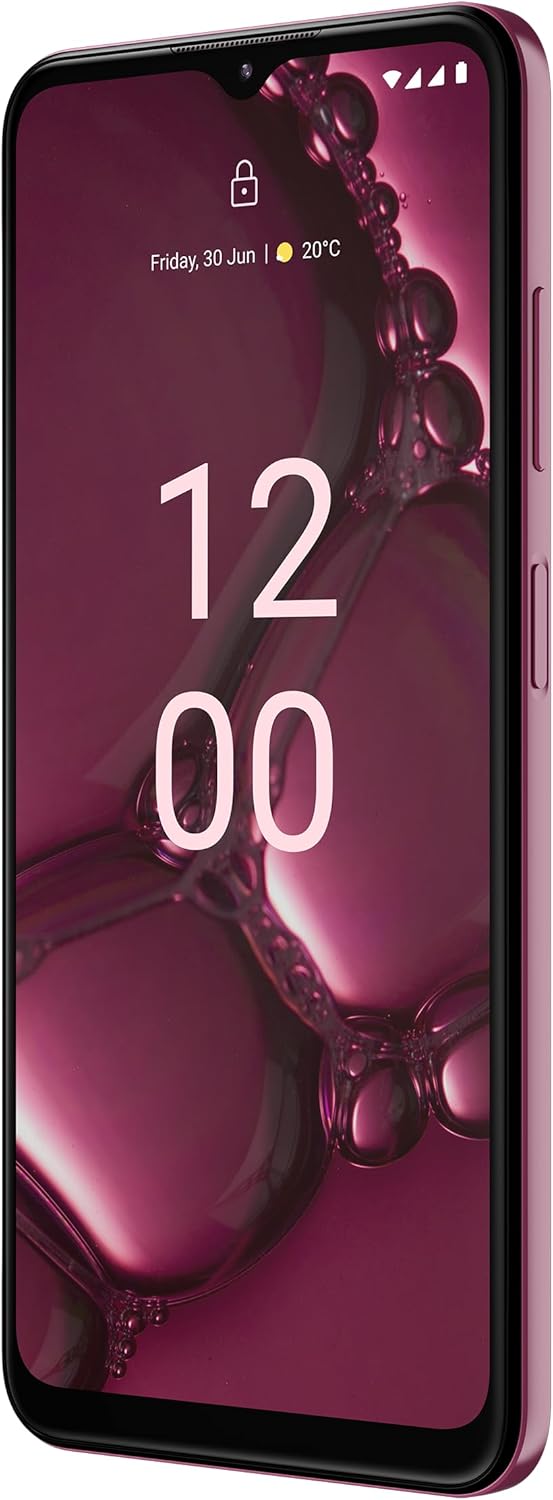 Nokia G42 5G Smartphone (5G-connectiviteit, Android 13, HD+ display (6,56 inch), 50 MP Kl drievoudige camera, 5000 mAh batterij, 6 GB RAM, 128 GB geheugen, 3D OZO audio-opname en QuickFix-design, roze