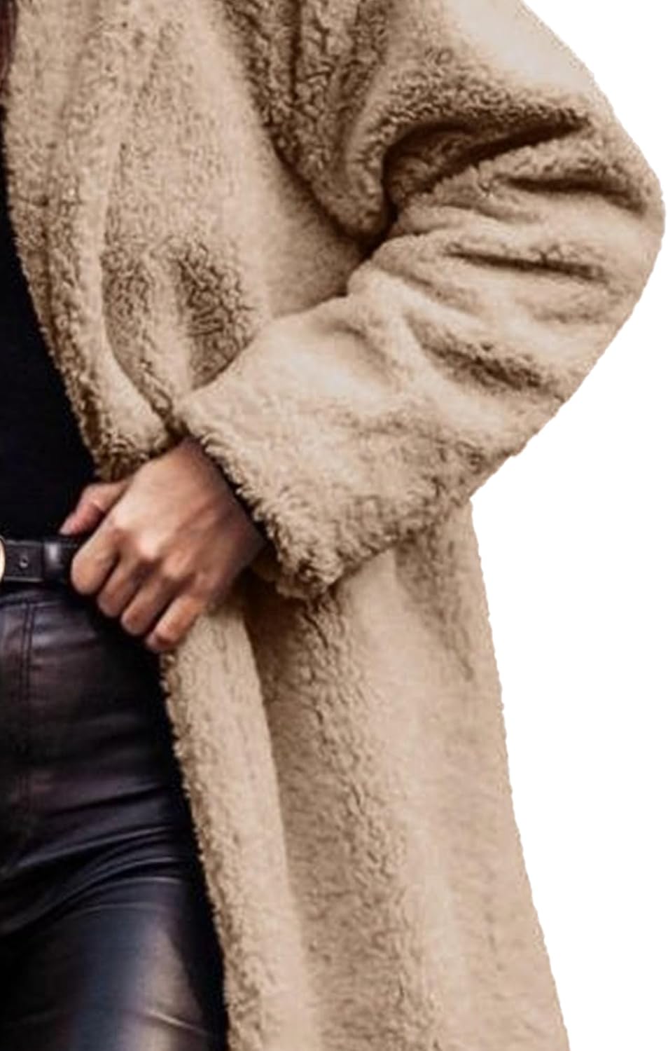 Winterjassen voor dames, lange jassen met capuchon van imitatiebont, warme en modieuze jassen met capuchon