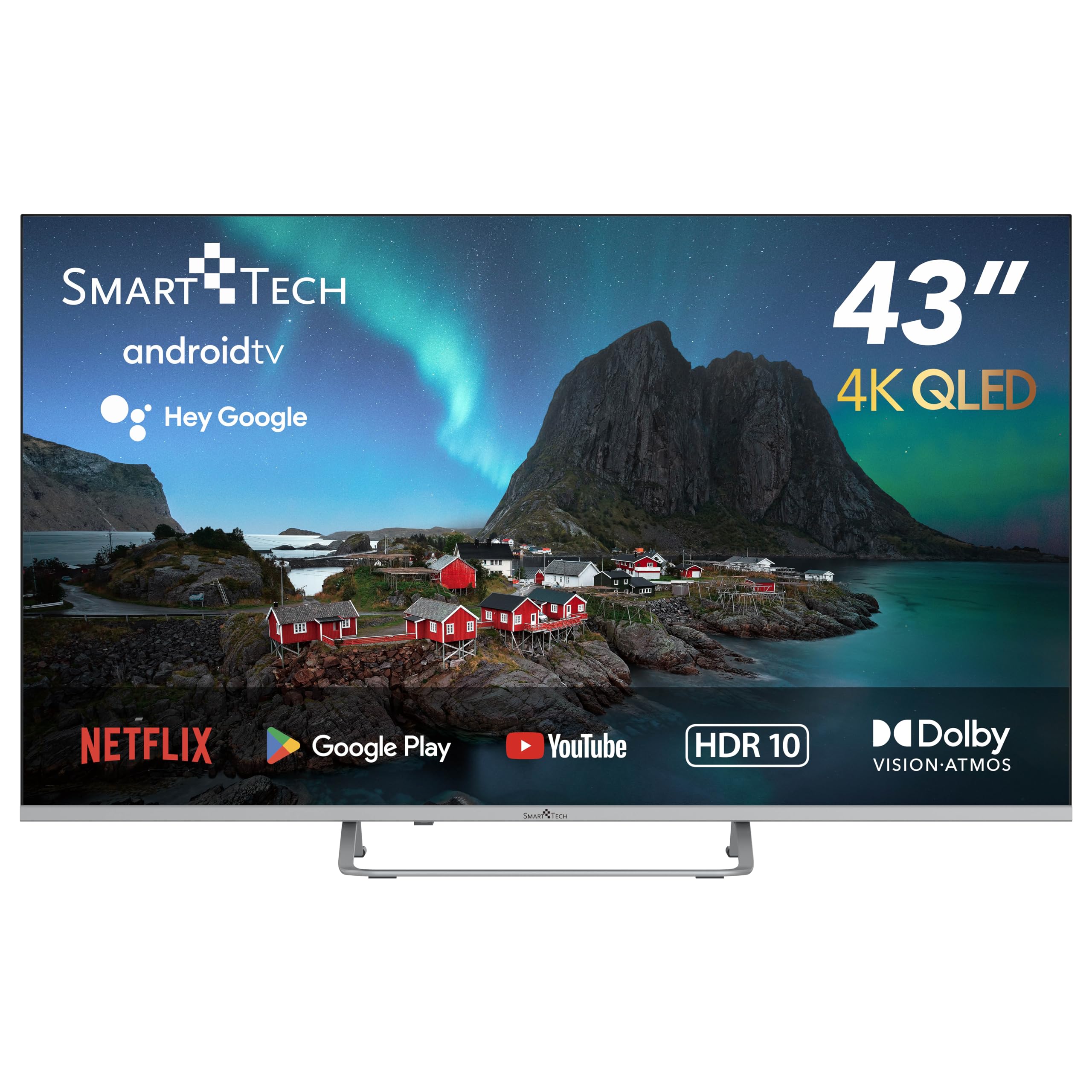 Smart Tech QLED TV 4K UHD 65 inch (164 cm) 65QG06K3 Google TV - 4 x HDMI - 2 x USB - Dolby Digital Plus geluid 2 x 10 watt