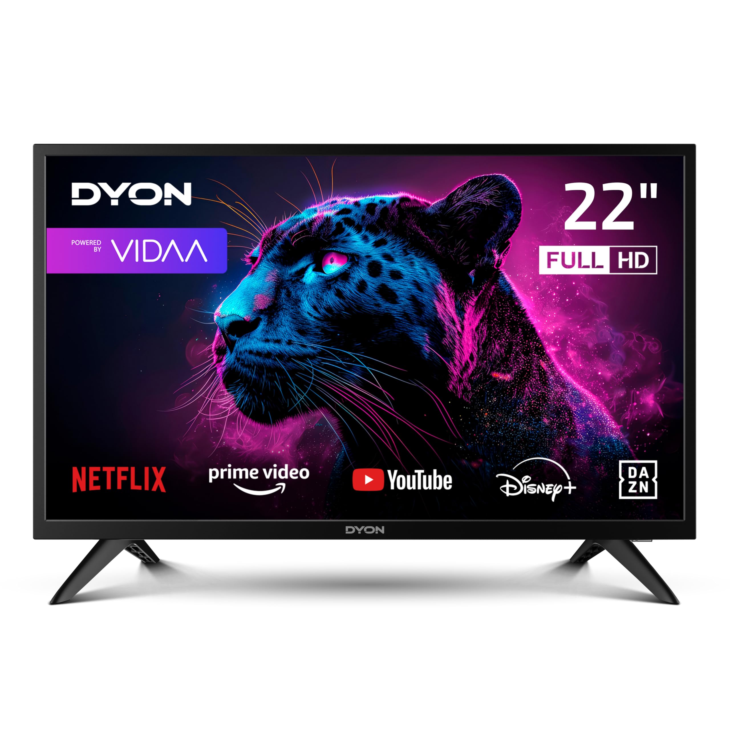 DYON Movie Smart 50 VX TV 50 inch (126 cm) (4K Ultra HD Smart TV, Triple Tuner (DVB-C/-S2/-T2), App Store, Prime Video, Netflix, YouTube, DAZN, Disney+), model 2024