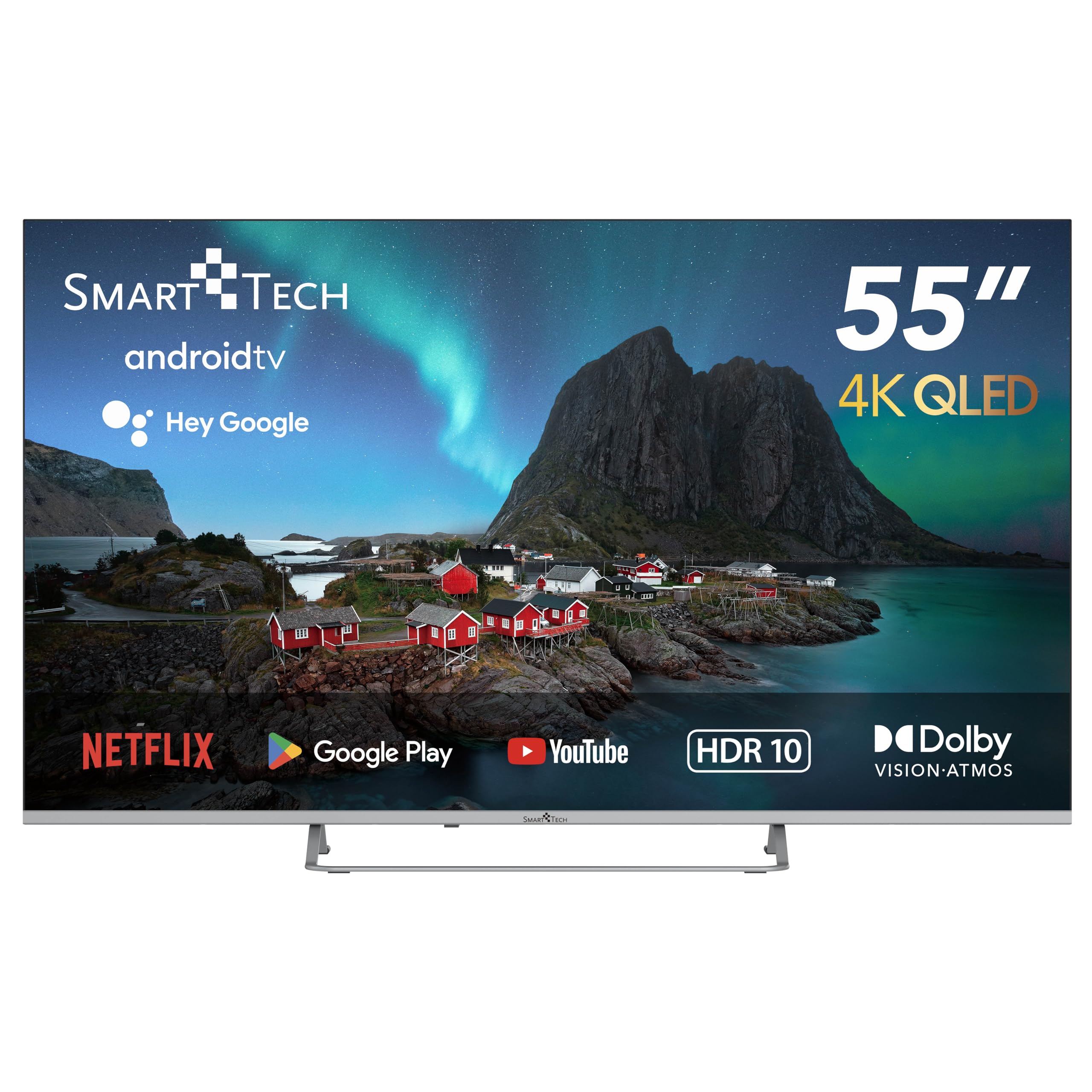 Smart Tech QLED TV 4K UHD 65 inch (164 cm) 65QG06K3 Google TV - 4 x HDMI - 2 x USB - Dolby Digital Plus geluid 2 x 10 watt