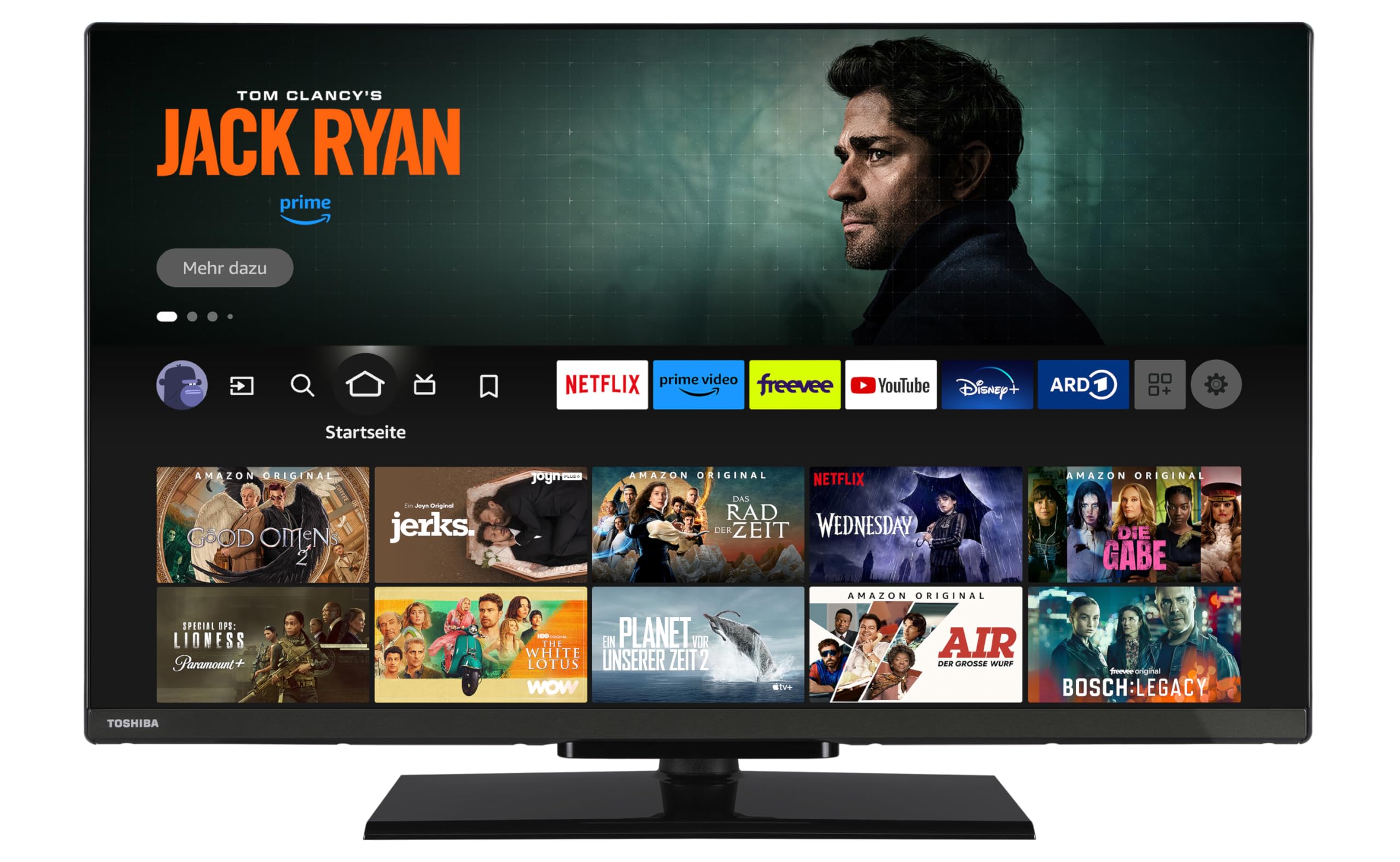 Toshiba 43UF3F63DAZ Fire TV, 43 inch, Smart TV, 4K UHD, HDR Dolby Vision, Triple Tuner, Alexa Built-In, Sound by Onkyo